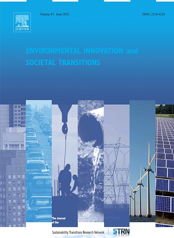 Go to journal home page - Environmental Innovation and Societal Transitions